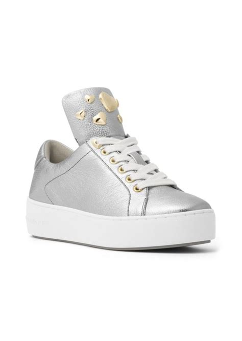 michael kors mindy studded leather sneaker|Mindy Leather and Metallic Sneaker .